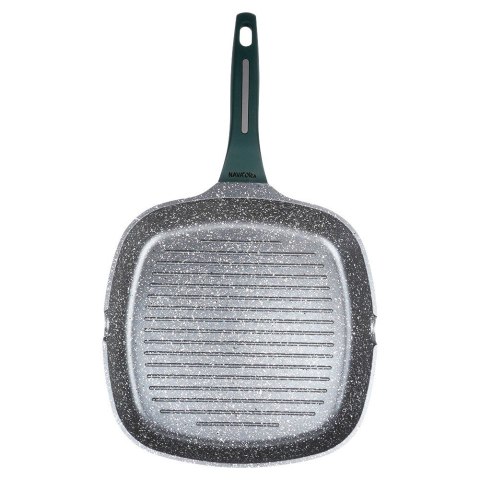 Patelnia grillowa do grillowania GRILL granitowa kwadratowa OLEA 28 cm NAVA 10-302-210