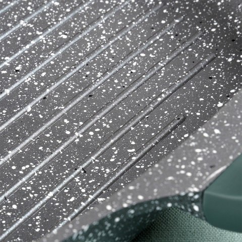 Patelnia grillowa do grillowania GRILL granitowa kwadratowa OLEA 28 cm NAVA 10-302-210