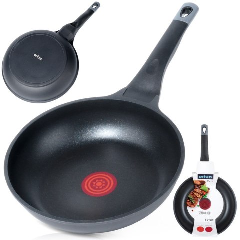 Patelnia nieprzywierająca ze wskaźnikiem nagrzania GALI 24 cm ORION 113213