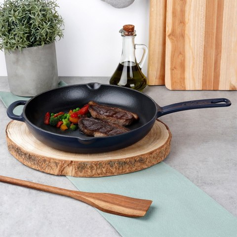 Patelnia żeliwna emaliowana indukcja na indukcję ciężka LITINA 26 cm ORION 113218