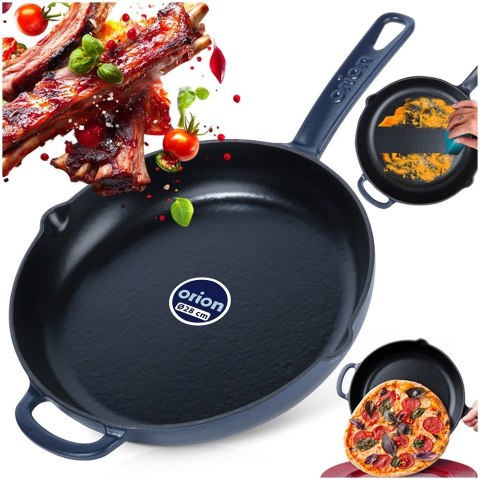 Patelnia żeliwna emaliowana indukcja na indukcję ciężka LITINA 28 cm ORION 113219