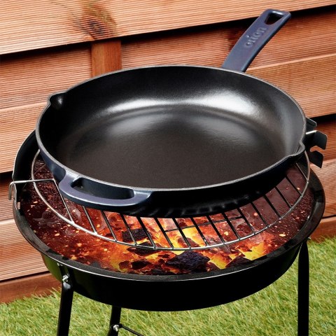 Patelnia żeliwna emaliowana indukcja na indukcję ciężka LITINA 28 cm ORION 113219