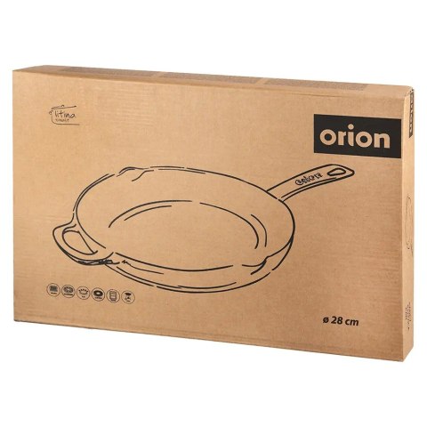Patelnia żeliwna emaliowana indukcja na indukcję ciężka LITINA 28 cm ORION 113219
