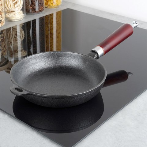 Patelnia żeliwna indukcja na indukcję ciężka CAST LINE 20 cm VILDE 199038