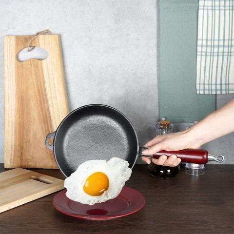 Patelnia żeliwna indukcja na indukcję ciężka CAST LINE 20 cm VILDE 199038