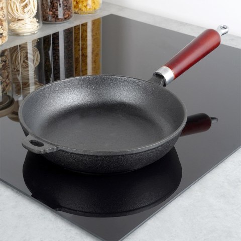 Patelnia żeliwna indukcja na indukcję ciężka CAST LINE 22 cm VILDE 199039