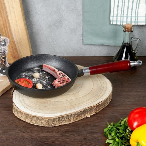 Patelnia żeliwna indukcja na indukcję ciężka CAST LINE 22 cm VILDE 199039