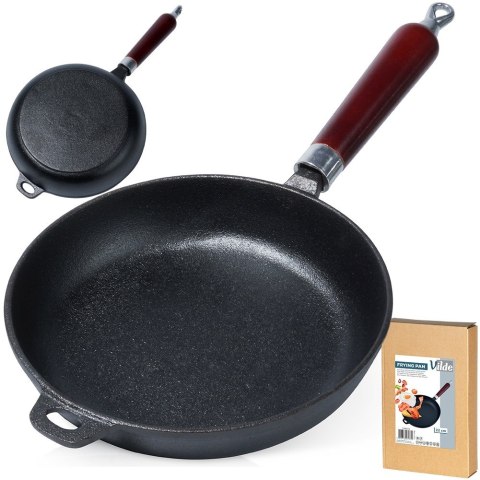 Patelnia żeliwna indukcja na indukcję ciężka CAST LINE 22 cm VILDE 199039