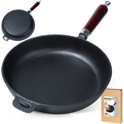 Patelnia żeliwna indukcja na indukcję ciężka CAST LINE 26 cm VILDE 199041