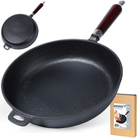 Patelnia żeliwna indukcja na indukcję ciężka CAST LINE 28 cm VILDE 199042