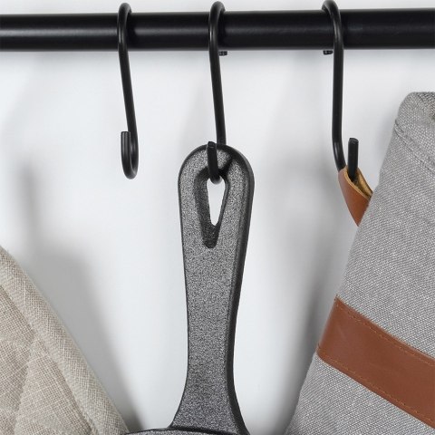 Patelnia żeliwna z silikonową nakładką na indukcję ciężka CAST LINE duża 30 cm VILDE 199036