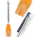Pędzelek kuchenny silikonowy pędzel pomarańczowy LUXY 26cm ORION 142745