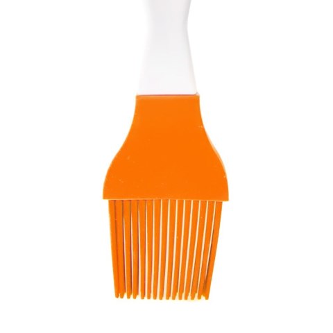 Pędzelek kuchenny silikonowy pomarańczowy pędzel SILLINIE 22cm ORION 142741