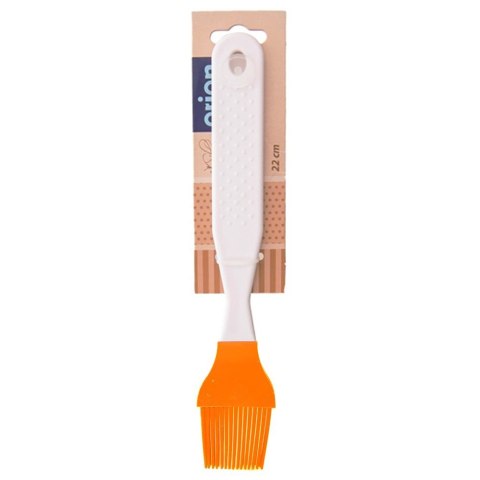 Pędzelek kuchenny silikonowy pomarańczowy pędzel SILLINIE 22cm ORION 142741