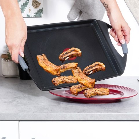 Płyta do grillowania nieprzywierająca wskaźnik nagrzania GALI 41x24.5 cm ORION 113216