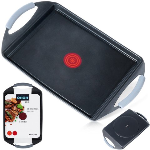 Płyta do grillowania nieprzywierająca wskaźnik nagrzania GALI 41x24.5 cm ORION 113216