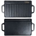 Płyta do grillowania żeliwna dwustronna CAST LINE 40x20.5 cm VILDE 199046