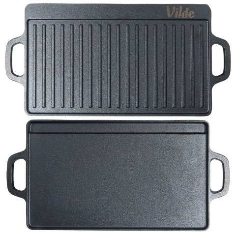 Płyta do grillowania żeliwna dwustronna CAST LINE 45.5x22.5 cm VILDE 199047
