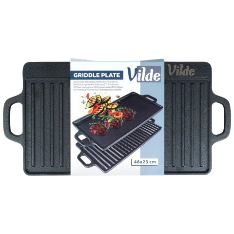 Płyta do grillowania żeliwna dwustronna CAST LINE 45.5x22.5 cm VILDE 199047