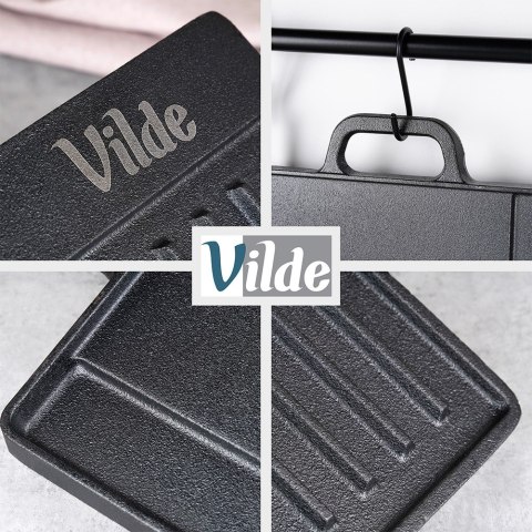 Płyta do smażenia grillowania żeliwna dwustronna CAST LINE 50.5x23.5 cm VILDE 199074