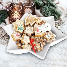 Talerz głęboki porcelanowy gwiazda 25cm VILDE 128202