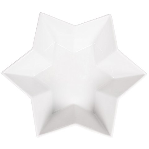 Talerz głęboki porcelanowy gwiazda 25cm VILDE 128202