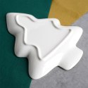 Talerz porcelanowy do serwowania przekąsek choinka 20x16.5cm VILDE 139095