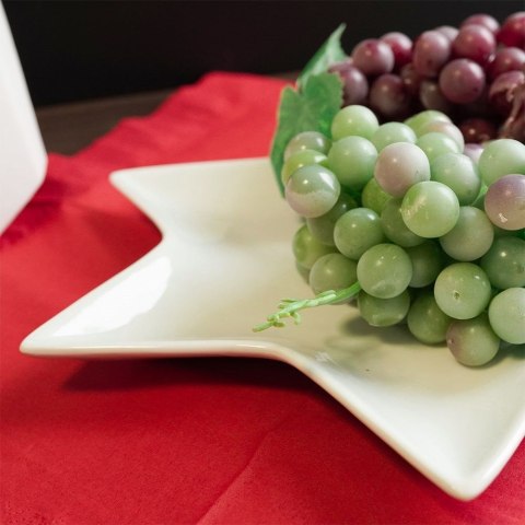 Talerz porcelanowy do serwowania przekąsek gwiazda 27cm VILDE 128288