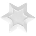 Talerz porcelanowy do serwowania przekąsek gwiazda 27cm VILDE 128288