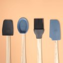 Zestaw przyborów kuchennych komplet przybory kuchenne silikonowe 4ELE VILDE 259003