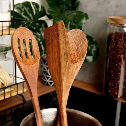 Zestaw przyborów kuchennych przybory kuchenne drewniany 3-ele EXCELLENT HOUSEWARE 259191