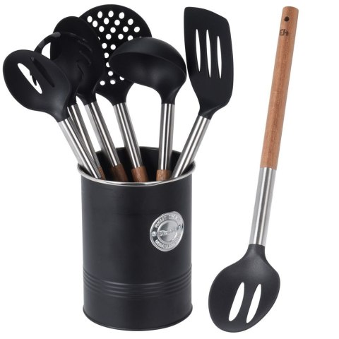 Zestaw przyborów kuchennych przybory kuchenne ze stojakiem 7-ele EXCELLENT HOUSEWARE 142608