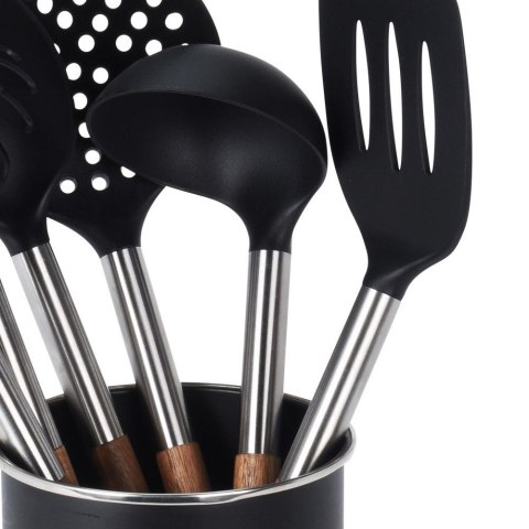 Zestaw przyborów kuchennych przybory kuchenne ze stojakiem 7-ele EXCELLENT HOUSEWARE 142608