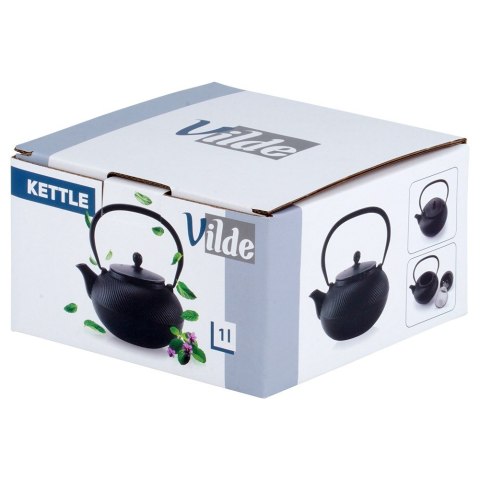 Czajnik do herbaty z zaparzaczem żeliwny emaliowany CAST LINE 1L VILDE 259701