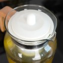 Dzbanek z zaparzaczem do herbaty szklany żaroodporny 1.3L EXCELLENT HOUSEWARE 259189