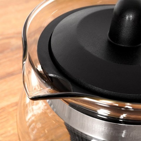 Dzbanek z zaparzaczem do herbaty szklany żaroodporny 1.4L EXCELLENT HOUSEWARE 259218