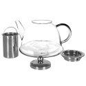 Dzbanek z zaparzaczem do herbaty szklany żaroodporny 1.65L ORION 152594