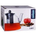 Dzbanek z zaparzaczem do herbaty szklany żaroodporny 1.65L ORION 152594