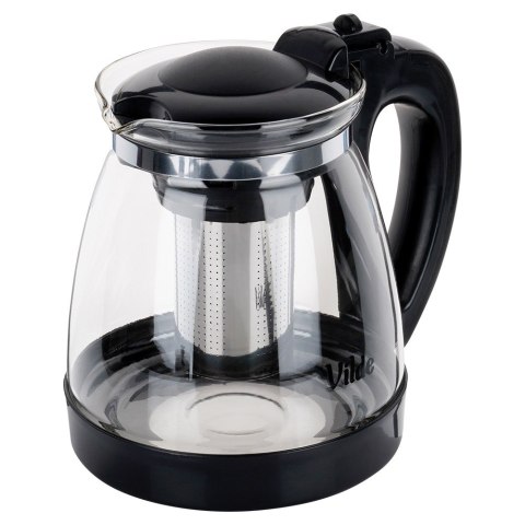 Dzbanek z zaparzaczem do herbaty szklany żaroodporny 2L VILDE 259673