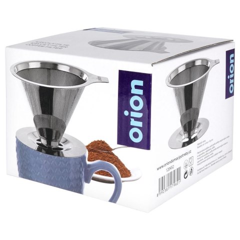 Filtr do zaparzania parzenia filtrowania kawy stalowy lejek zaparzacz ORION 120452