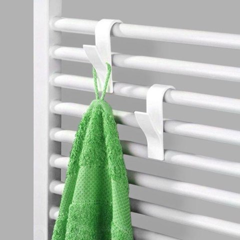 Haczyk na grzejnik łazienkowy pokojowy wieszak wieszaki na kaloryfer 6 sztuk ORION 532027