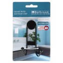 Haczyk wieszak ścienny na ubrania ręczniki metalowy czarny na przyssawkę podwójny BATHROOM SOLUTIONS 567013