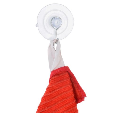 Haczyk wieszak ścienny na ubrania ręczniki na przyssawkę 4cm 6 sztuk ORION 834703