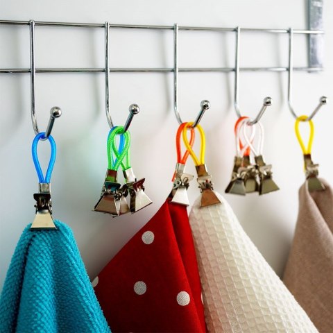 Klipsy na ręczniki ścierki do łazienki kuchni na ręczniki 10 sztuk EXCELLENT HOUSEWARE 569390