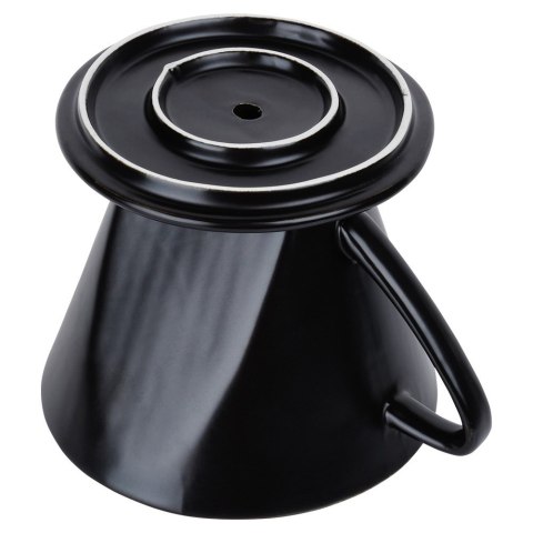 Lejek do filtrowania kawy zaparzacz porcelanowy czarny HIT 259666