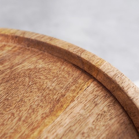 Patera na ciasto babeczki owoce drewniana 2 piętrowa 32cm HOME STYLING COLLECTION 139384