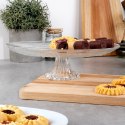 Patera na ciasto babeczki owoce tort szklana na nóżce 25cm VILDE 139773
