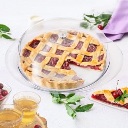 Patera na ciasto owoce babeczki z kloszem plastikowa CHARISMA 29cm ORION 155013