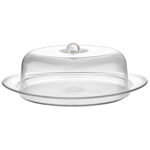 Patera na ciasto owoce babeczki z kloszem plastikowa CHARISMA 29cm ORION 155013