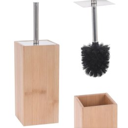 Szczotka do czyszczenia WC toalety czarna ze stojakiem bambus 34cm BATHROOM SOLUTIONS 540608